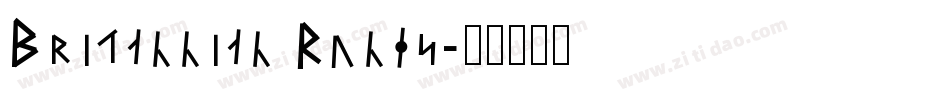 Britannian Runes字体转换